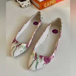 Diesel Multicolor Vintage Floral Flats